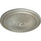 Ekena Millwork Trinity Ceiling Medallion (Fits Canopies up to 3"), Hand-Painted Flash Gold, 22"OD x 1 3/4"P CM22TNFLS - alternate 2
